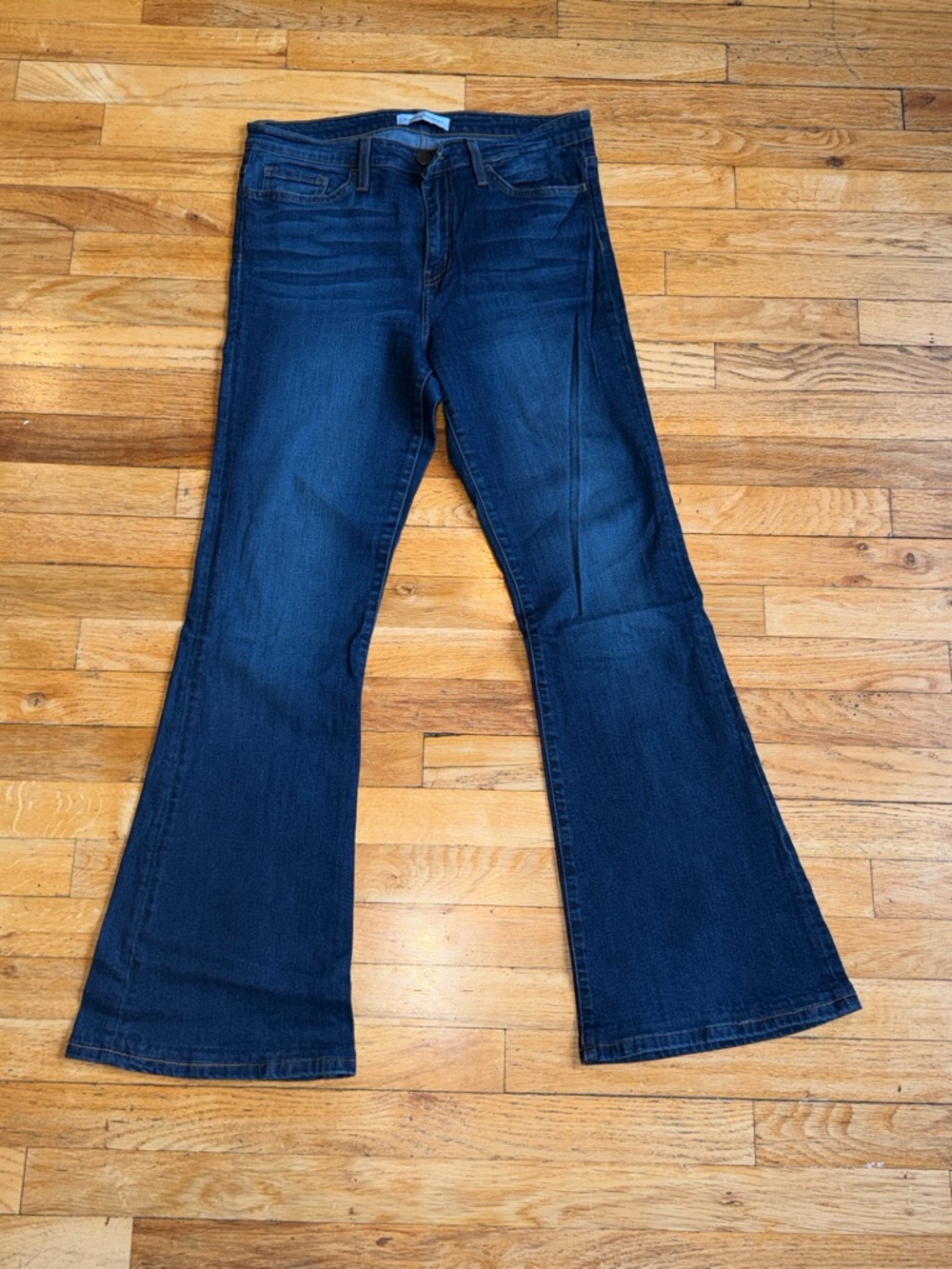 Flying Monkey Dark Indigo Flare Jeans - Wide Leg